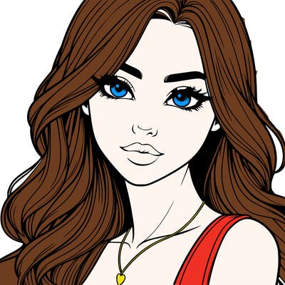 beautiful realistic girl