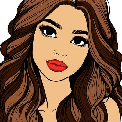 beautiful realistic girl