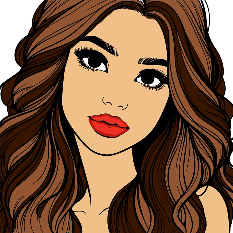 beautiful realistic girl