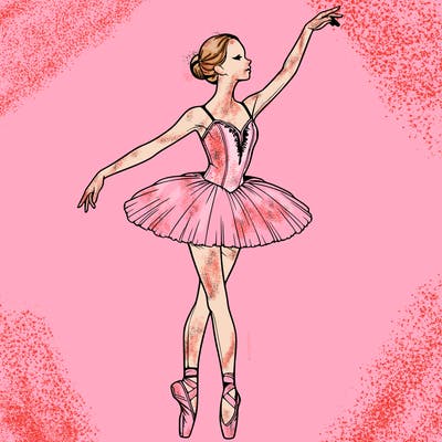realistic ballerina