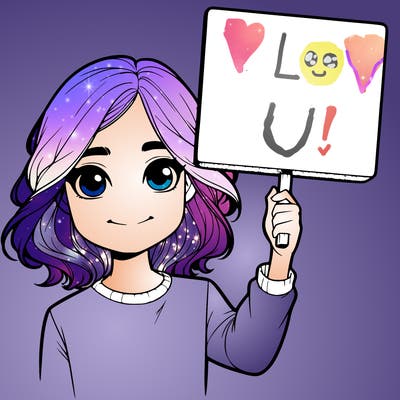 realistic girl holding up a sign