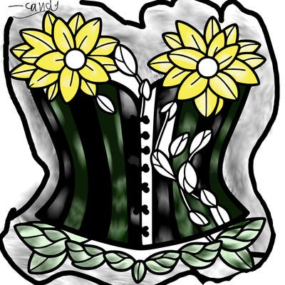 flower corset
