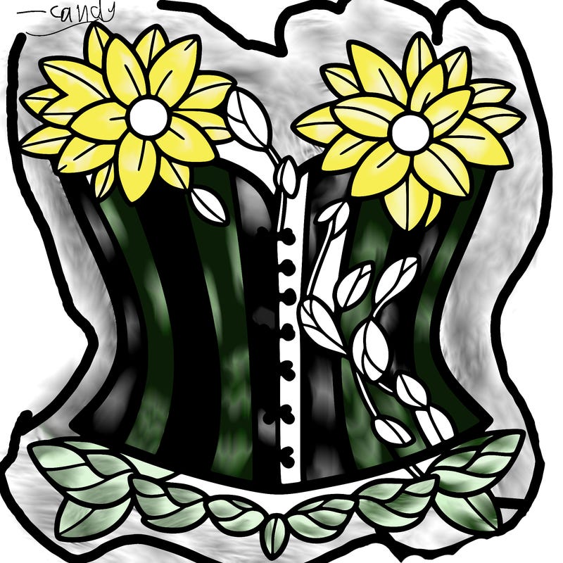 flower corset