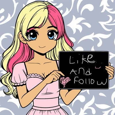 realistic pretty girl holding blank sign