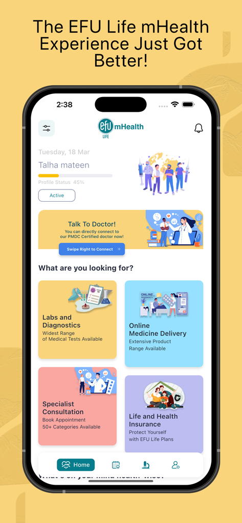 EFU mHealth | Affordable Telehealth & Instant Doctor Bookings