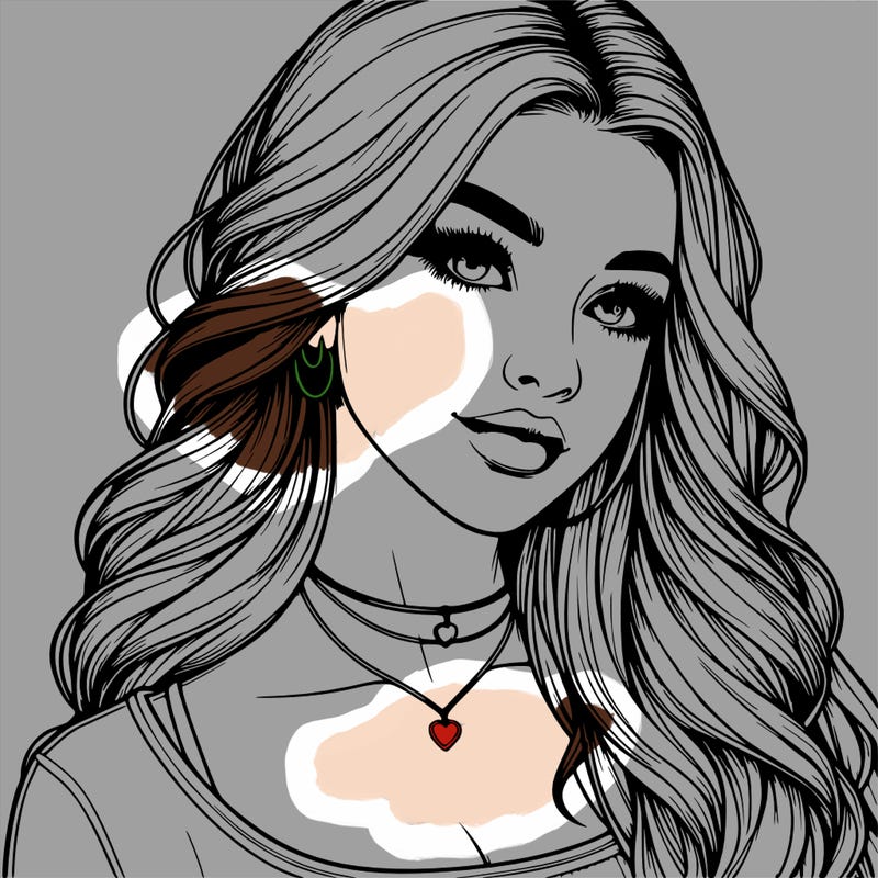 detailed realistic girl