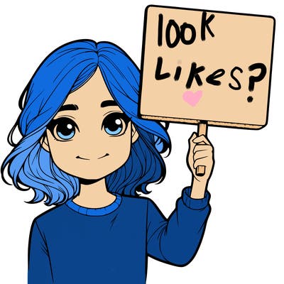 realistic girl holding up a sign