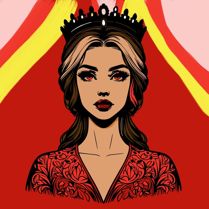 realistic beautiful queen