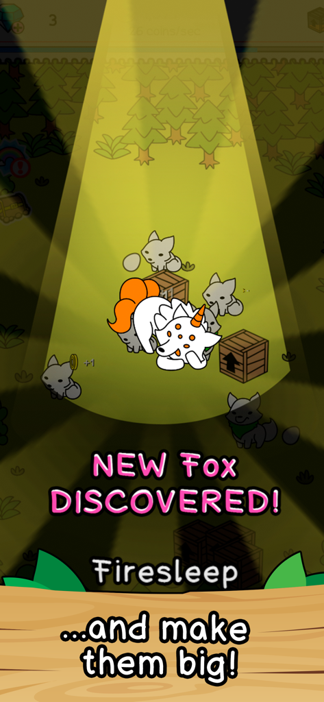 Fox Evolution - Clicker Game - A new fox mutation named Firesleep discovered in Fox Evolution clicker game