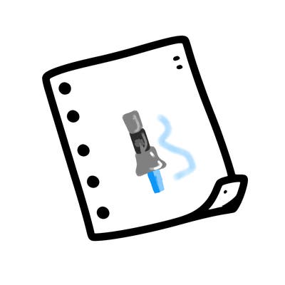 blank piece of paper