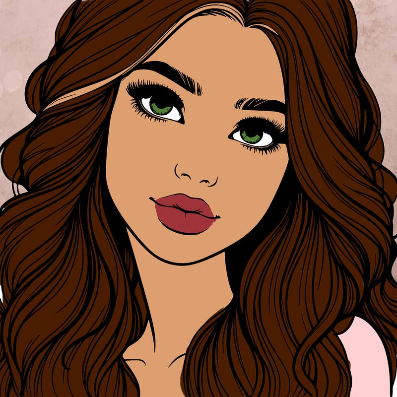 beautiful realistic girl