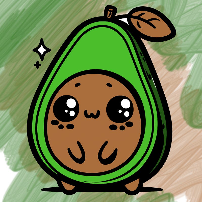 cute avocado