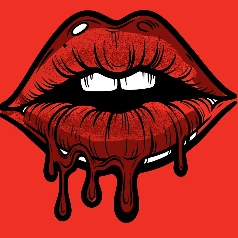 lips that look realistic and drip