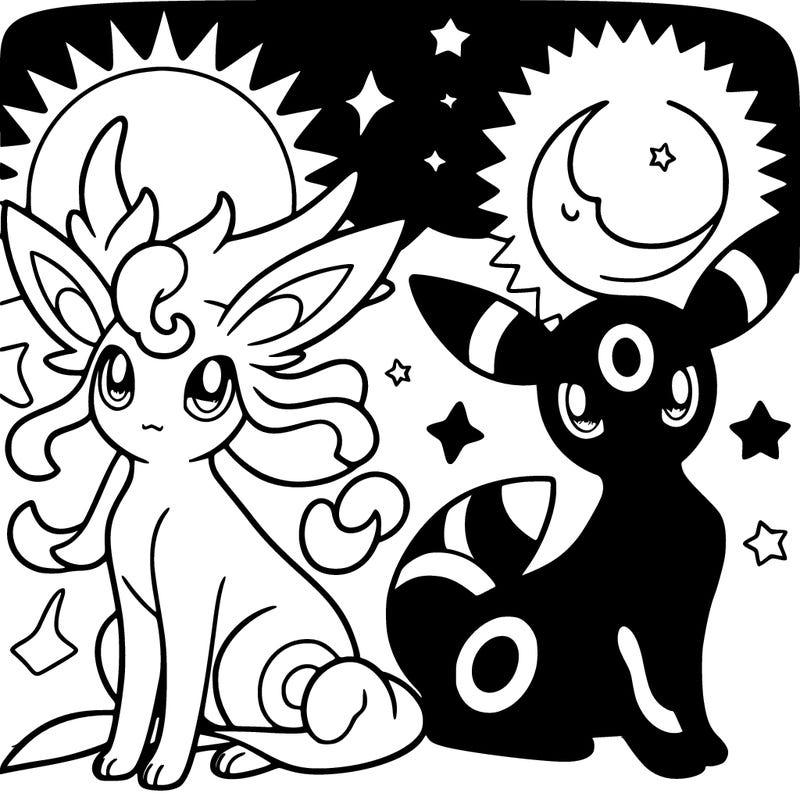 espeon the sun pokémon and umbreon the moonlight pokémon