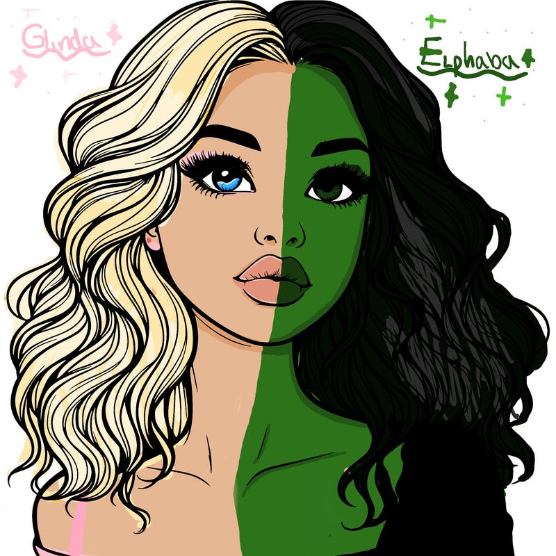 realistic girl with wavy hair and lips