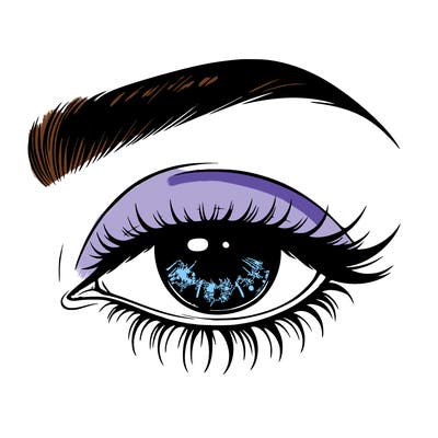 eye closed realistic