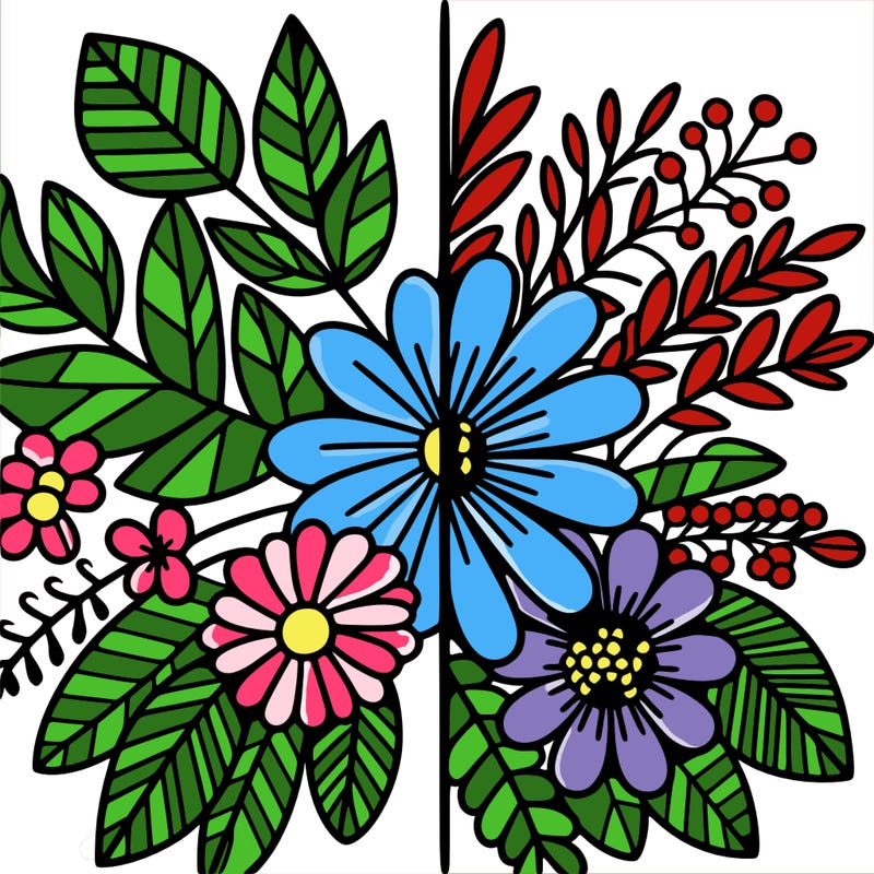 flowers split