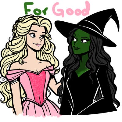 wicked galinda and elphaba