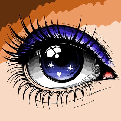 realistic eye