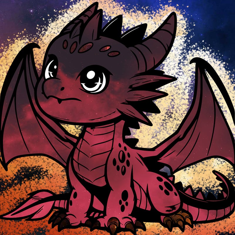 fierce baby night dragon