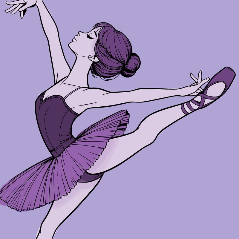 realistic ballerina