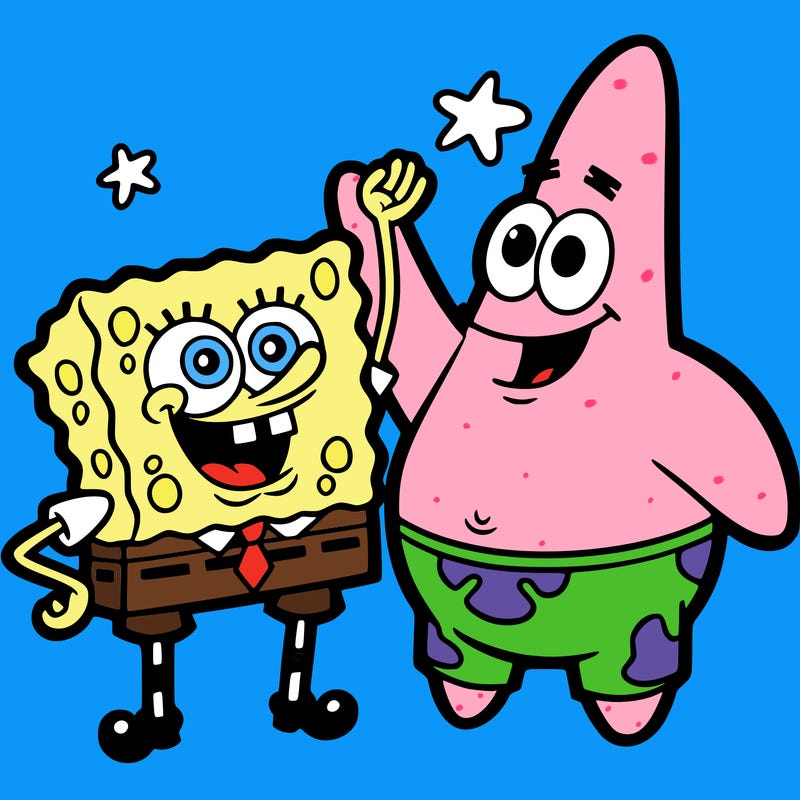 sponge bob with patrick