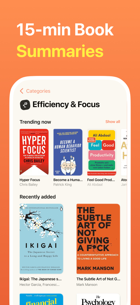 Book Summaries – Booksome - Education App | MWM