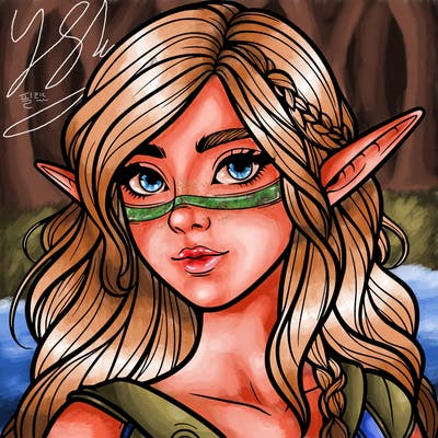 realistic elf girl