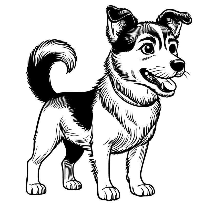 realistic dog