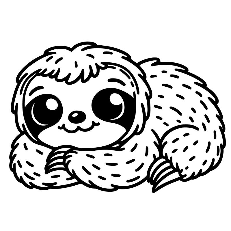 sloth, cute