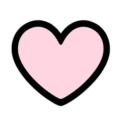 simple heart silhouette