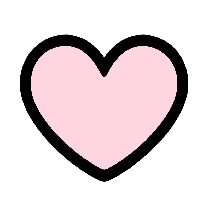 simple heart silhouette