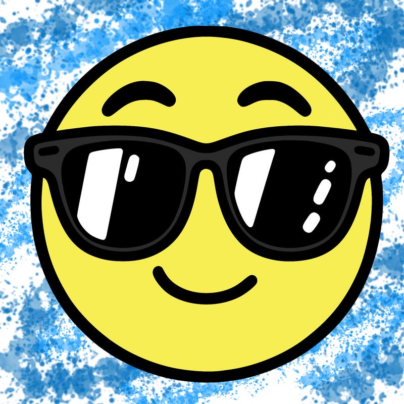 emoji with sunglasses