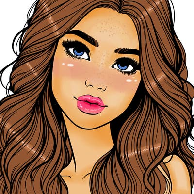 beautiful realistic girl