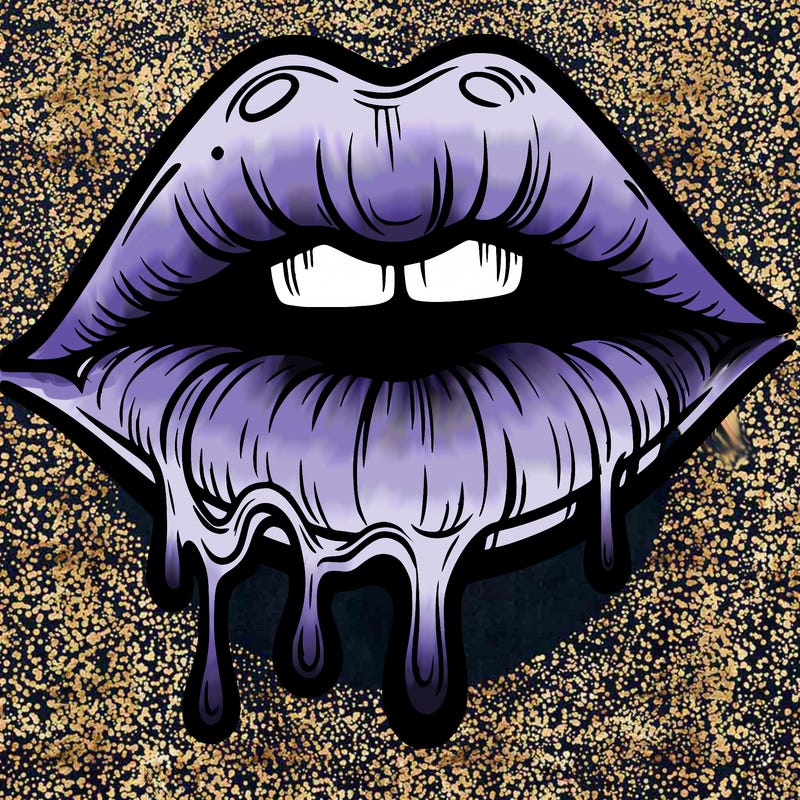 lips that look realistic and drip