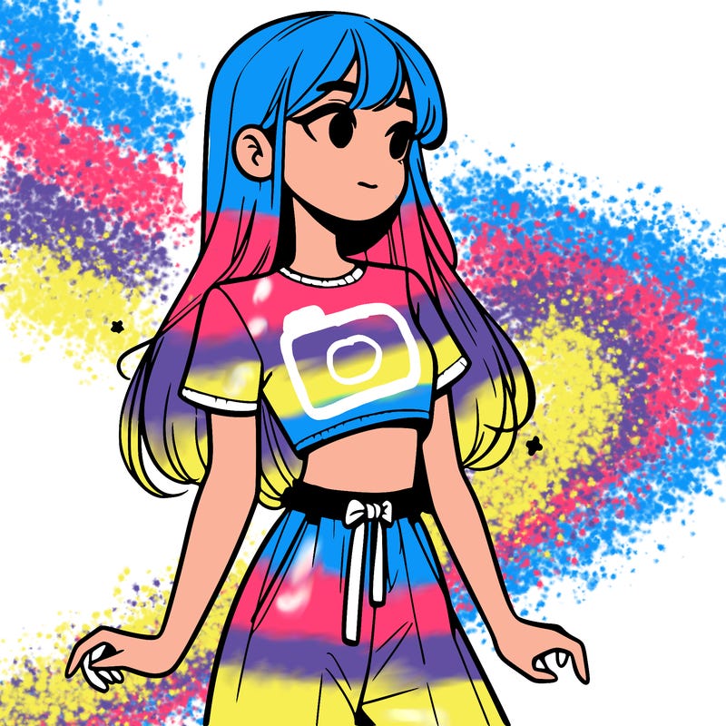 girl in a cute crop top