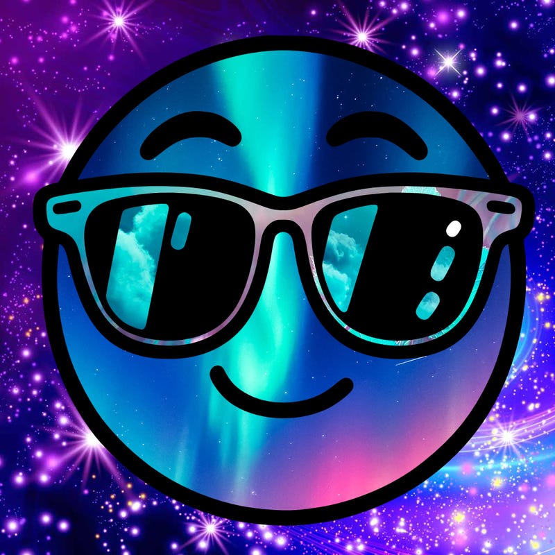 emoji with sunglasses