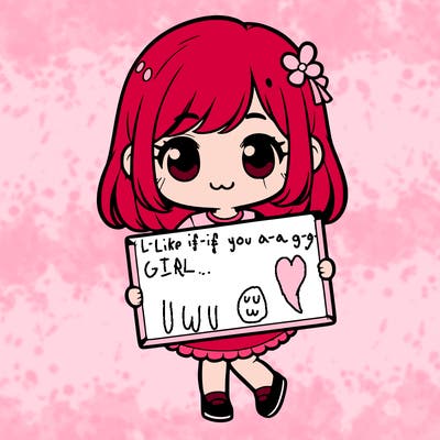 a cute girl holding a blank sign