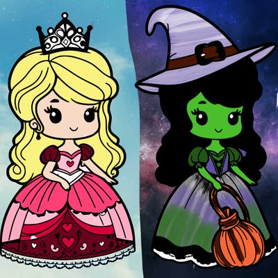 princess as a witch