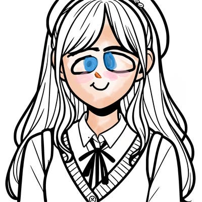 faceless preppy girl