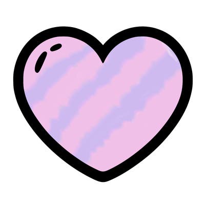 a blank heart