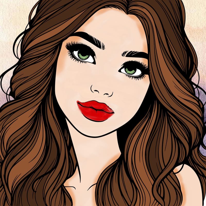 beautiful realistic girl