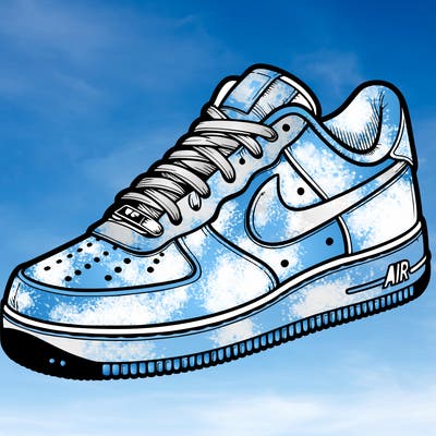 white nike air forces