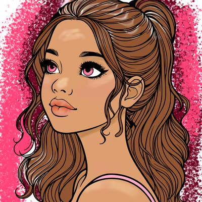 beautiful realistic girl