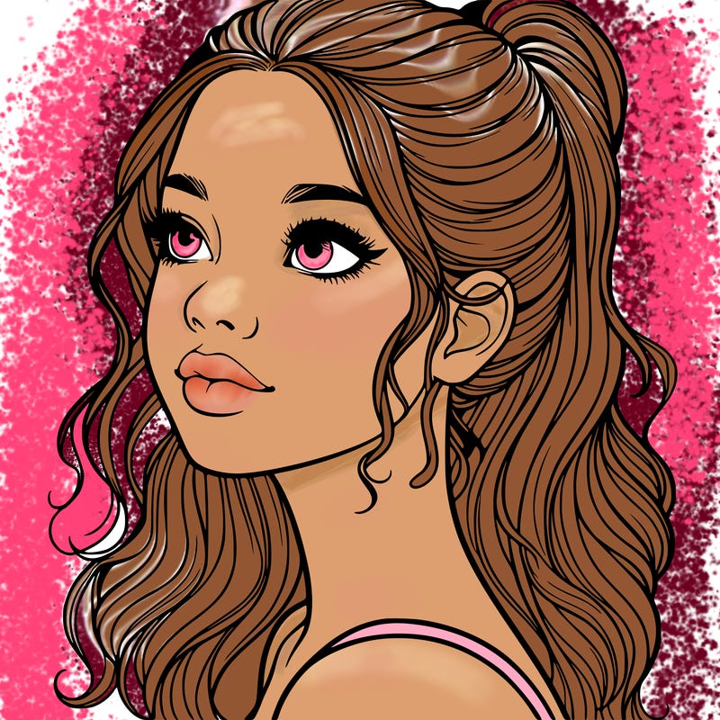 beautiful realistic girl