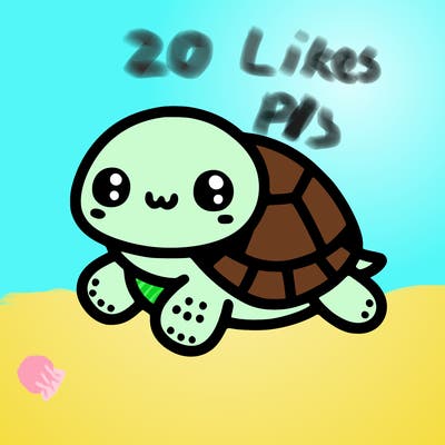 cute simple little turtle