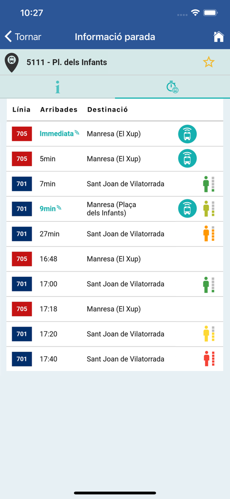 Horaires d'arrivée des bus en temps réel sur l'application Sagalés