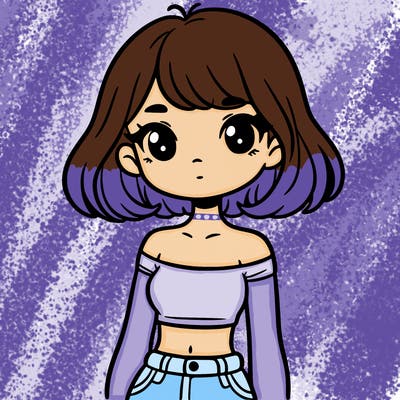 girl in a cute crop top