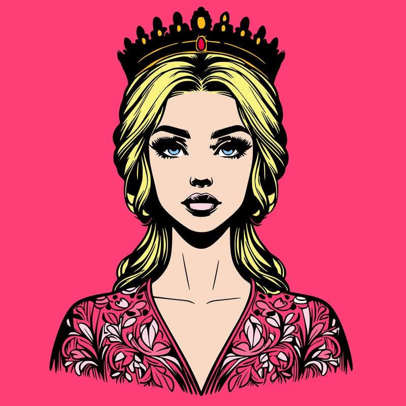 realistic beautiful queen