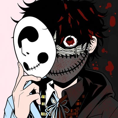 anime - scary masquerade